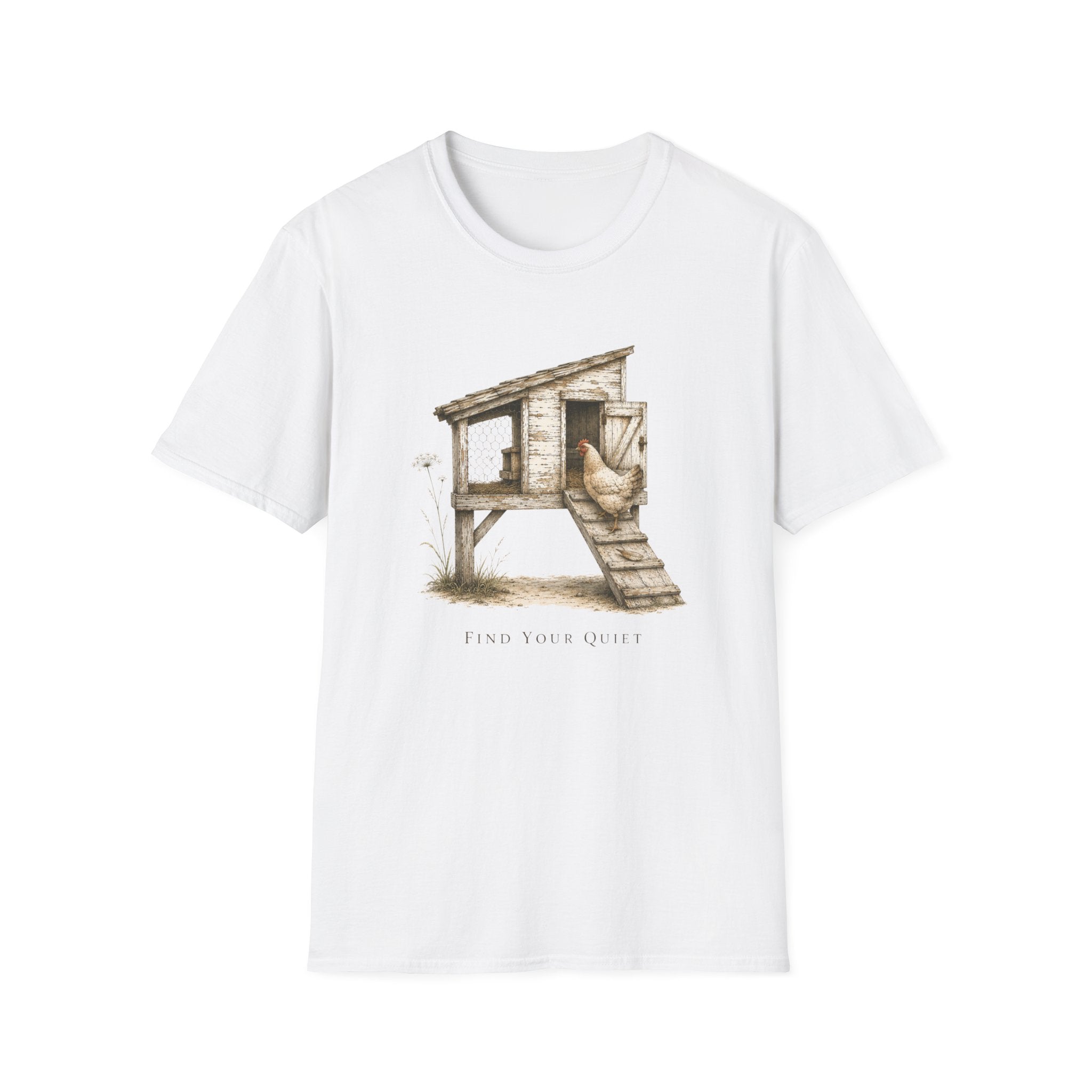 Chicken Coop T-Shirt — Rustic Farmhouse Hen Design