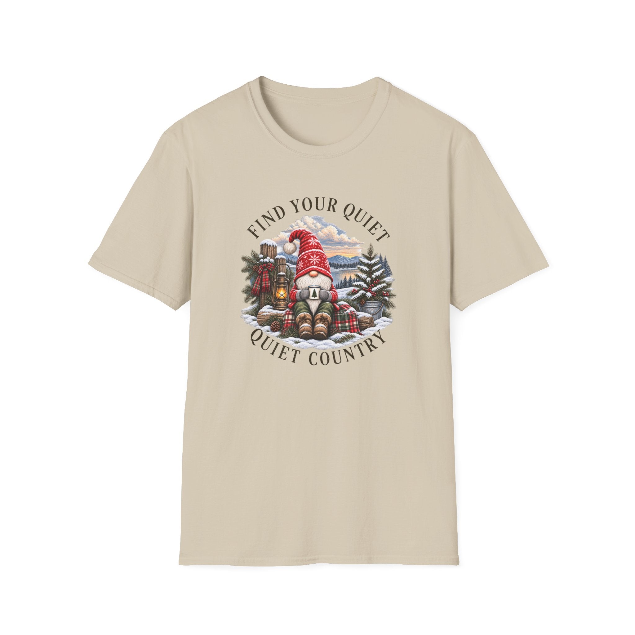Find Your Quiet Gnome Tee — Cozy Cottagecore Gnome Shirt