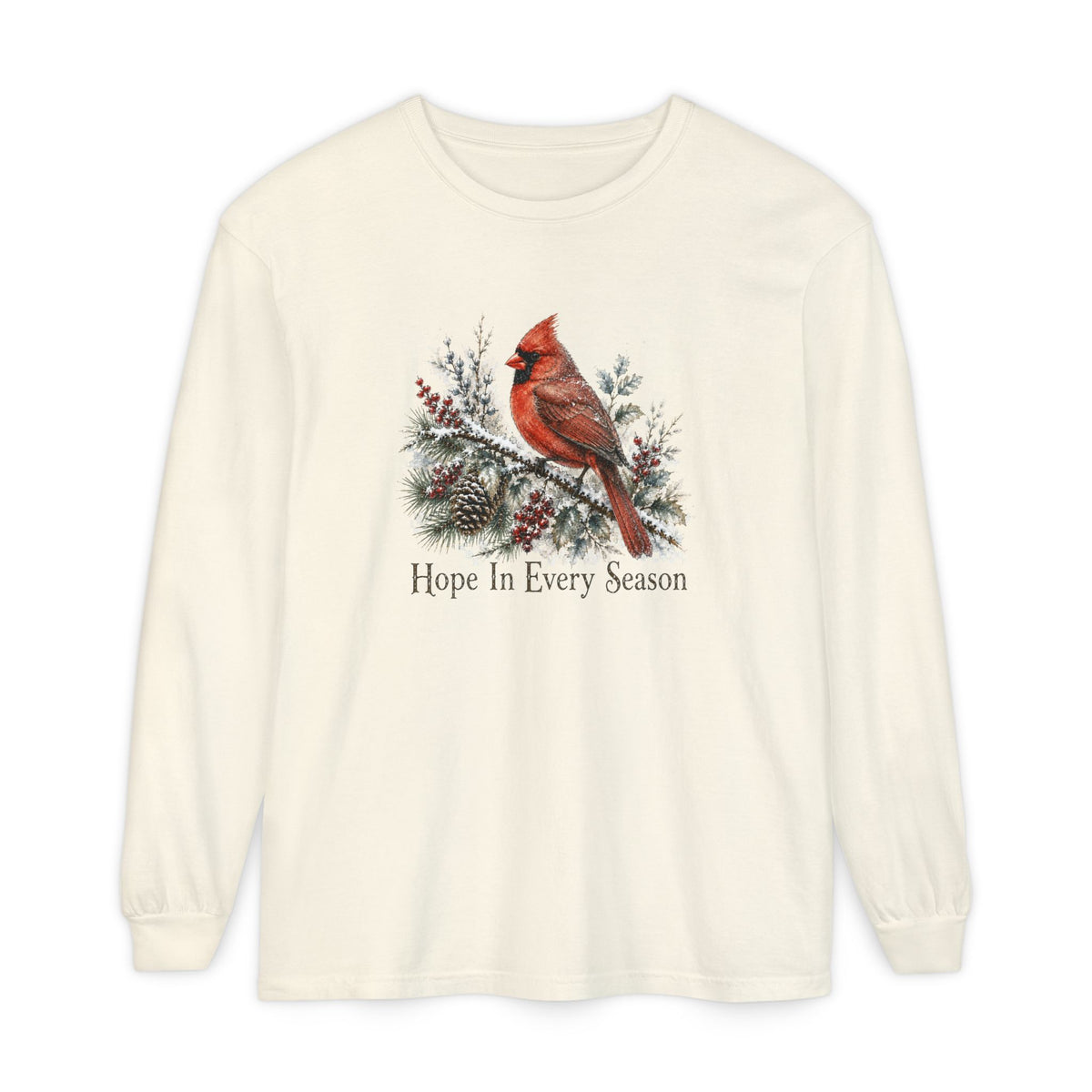 Cardinal 'Hope In Every Season' Long Sleeve Tee