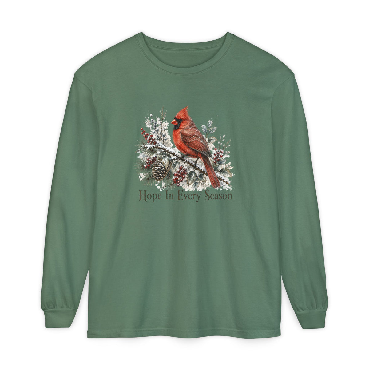 Cardinal 'Hope In Every Season' Long Sleeve Tee