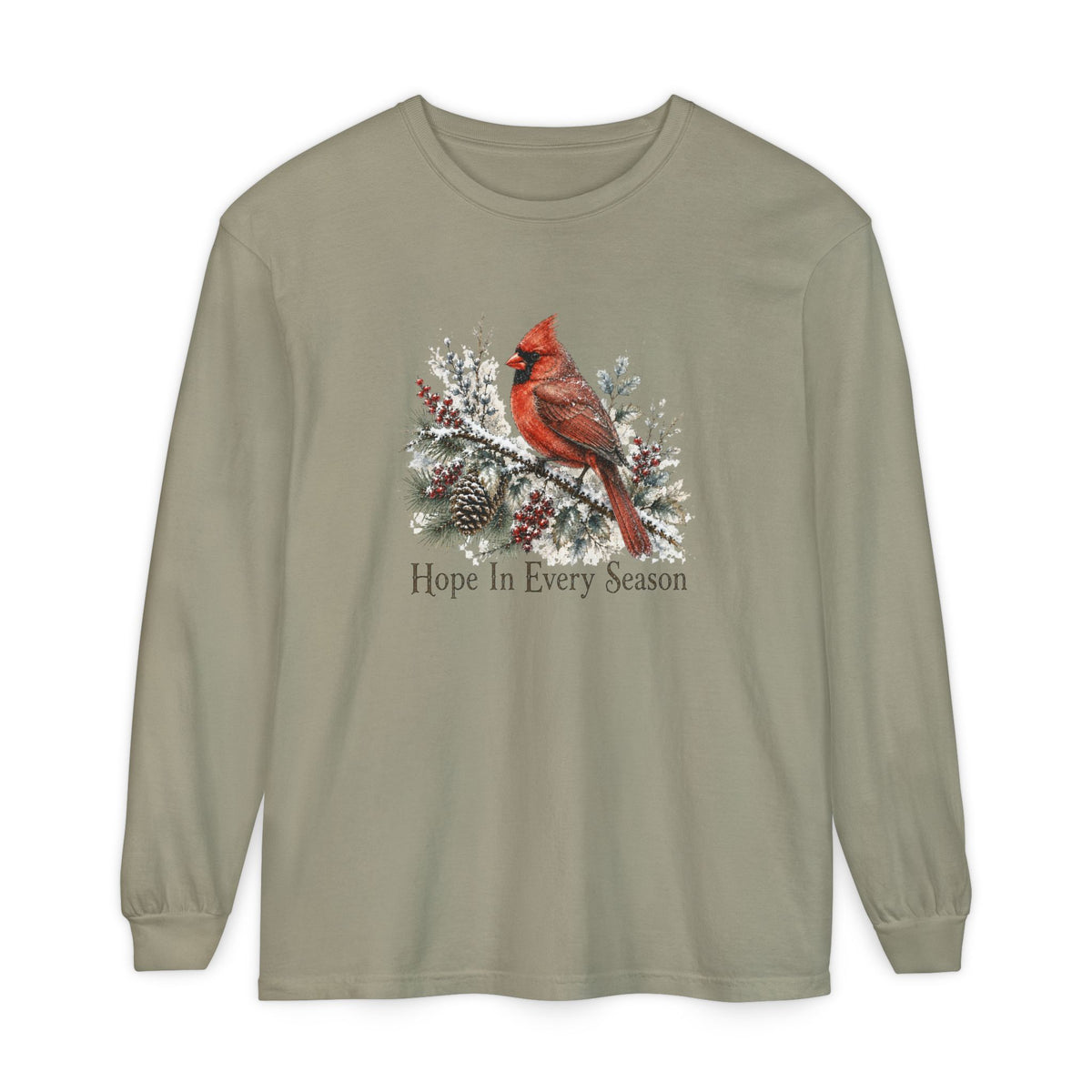 Cardinal 'Hope In Every Season' Long Sleeve Tee