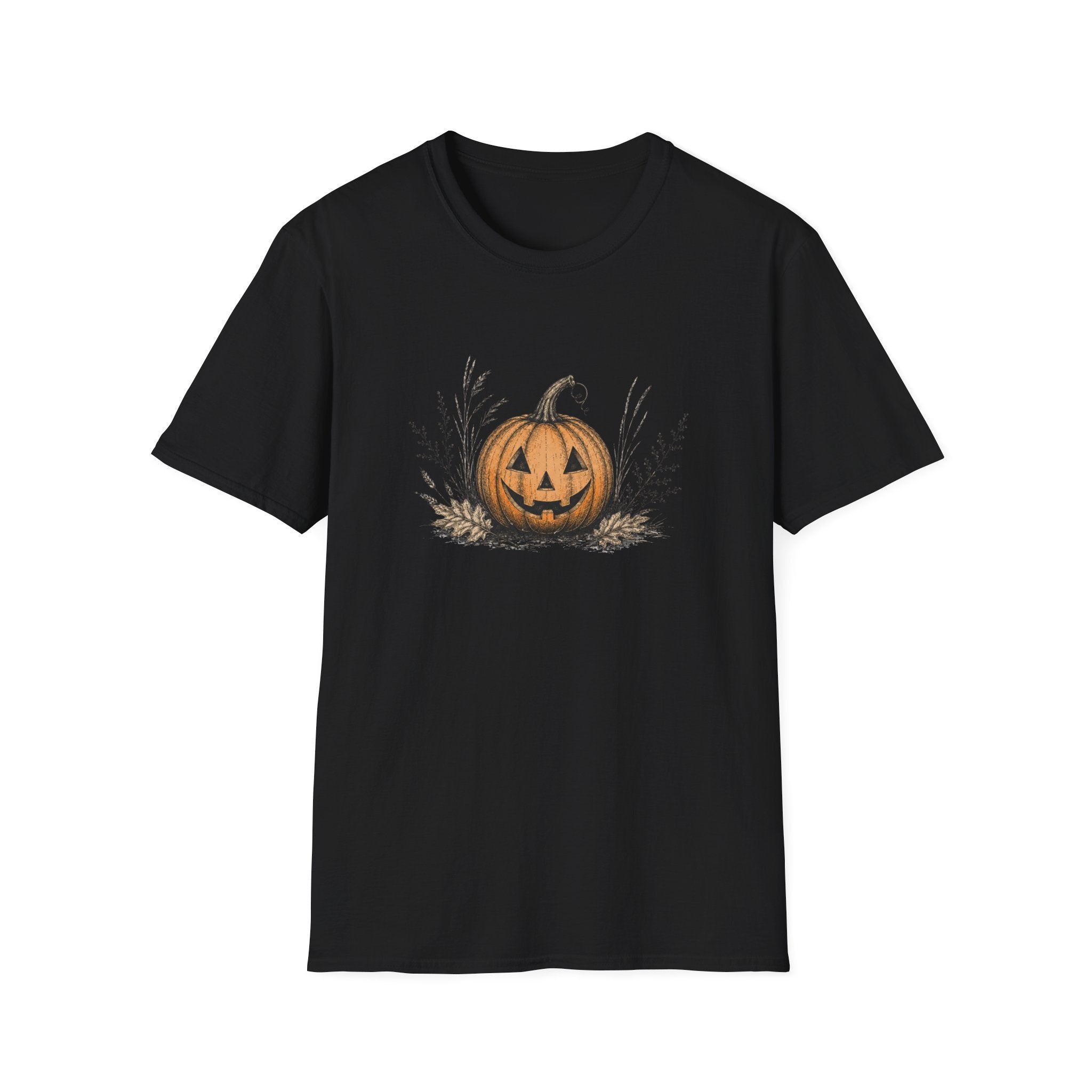 Halloween Jack-O'-Lantern T-Shirt — Cute Pumpkin Fall Tee
