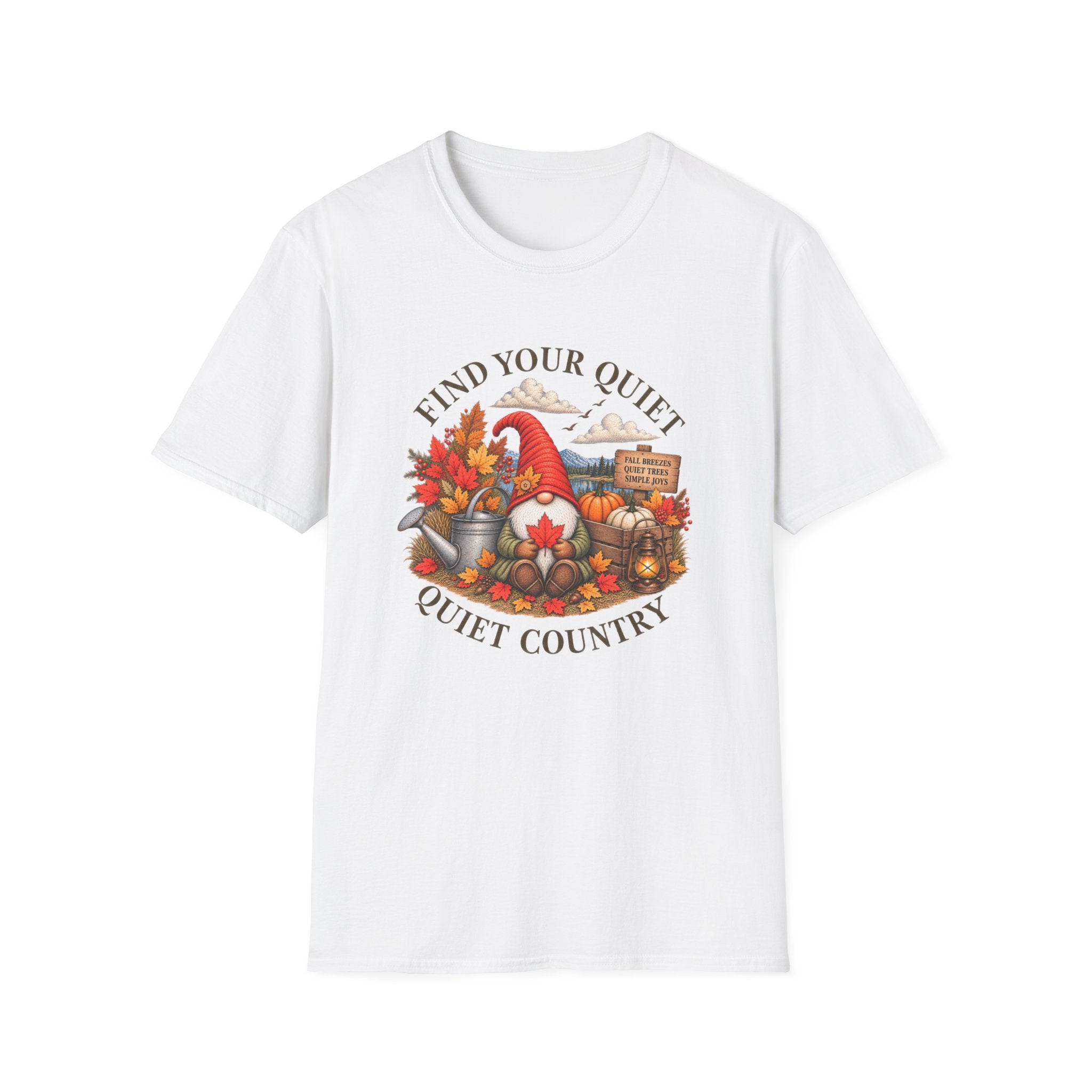 Find Your Quiet Autumn Gnome Tee