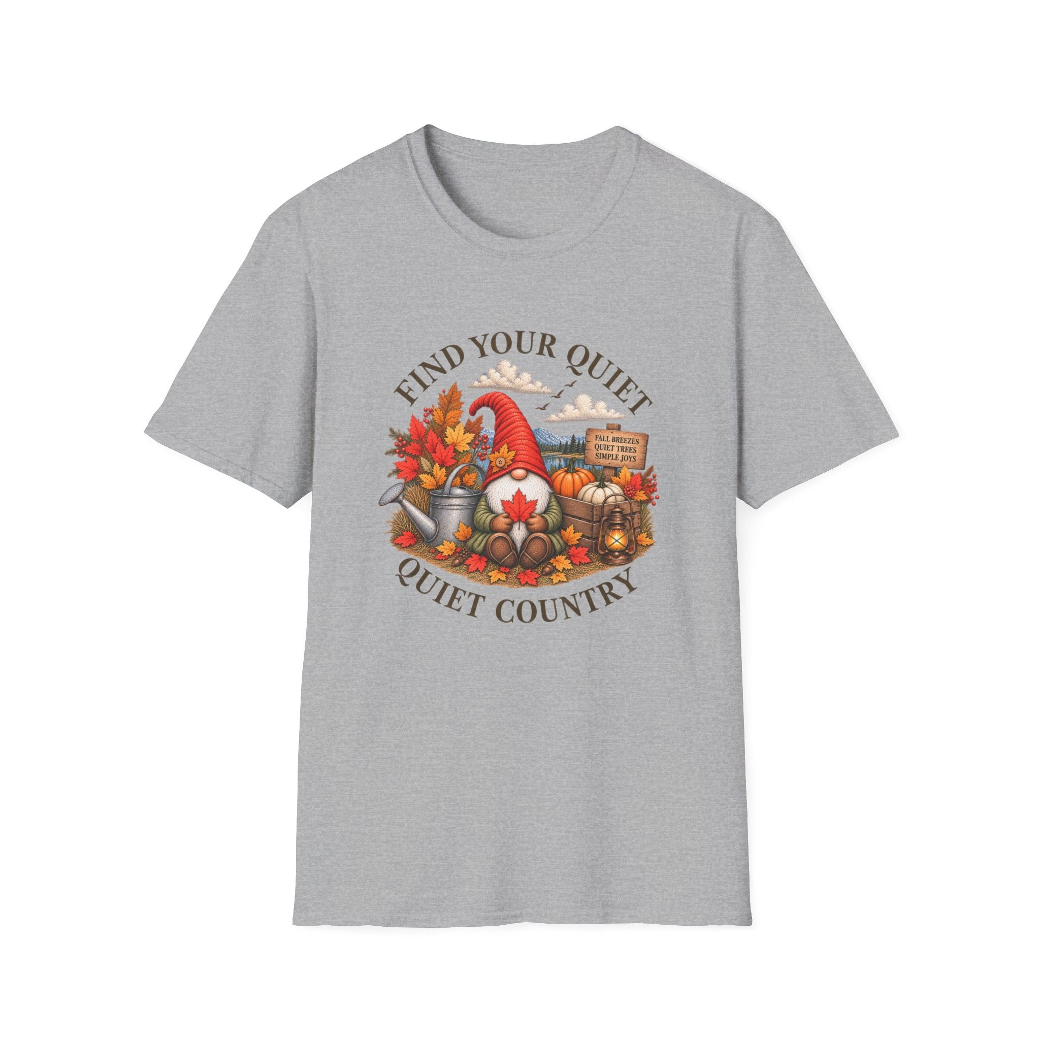 Find Your Quiet Autumn Gnome Tee