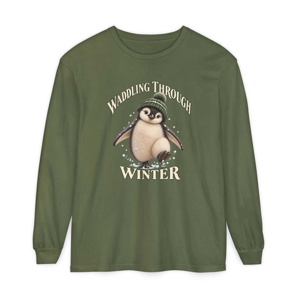 Winter Penguin Long Sleeve T-Shirt
