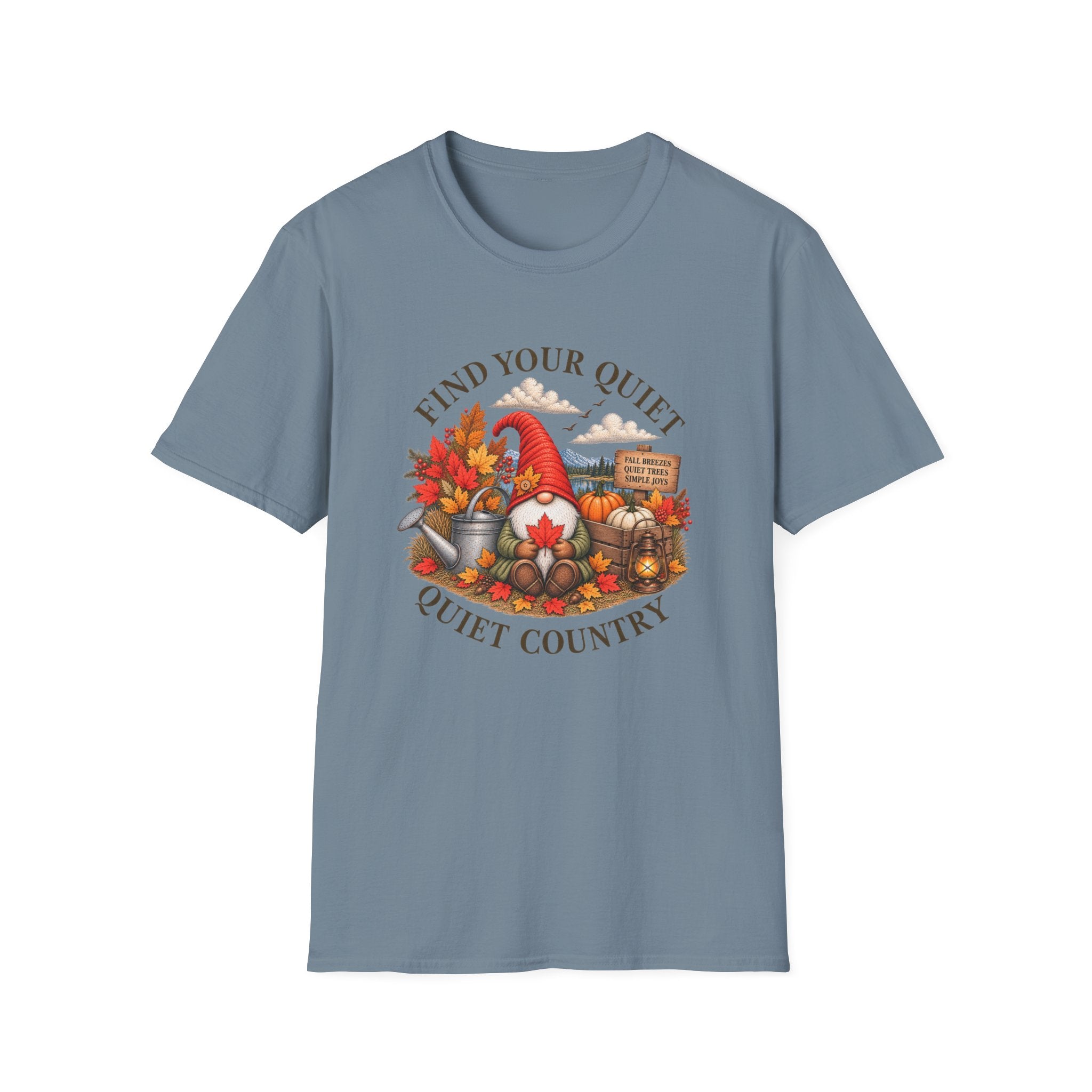 Find Your Quiet Autumn Gnome Tee