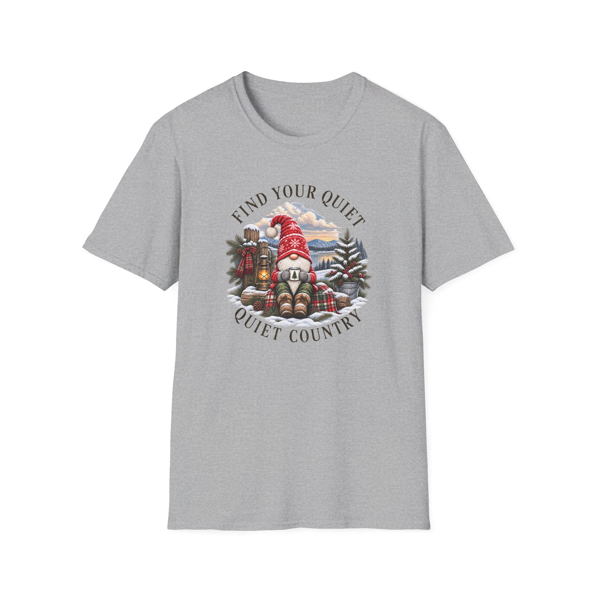 Find Your Quiet Gnome Tee — Cozy Cottagecore Gnome Shirt