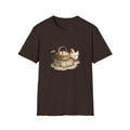 Chicken & Egg Basket T-Shirt — Rustic Farmhouse Tee for Animal Lovers