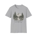 Find Peace Mountain T-Shirt — Vintage Forest Scenic Tee