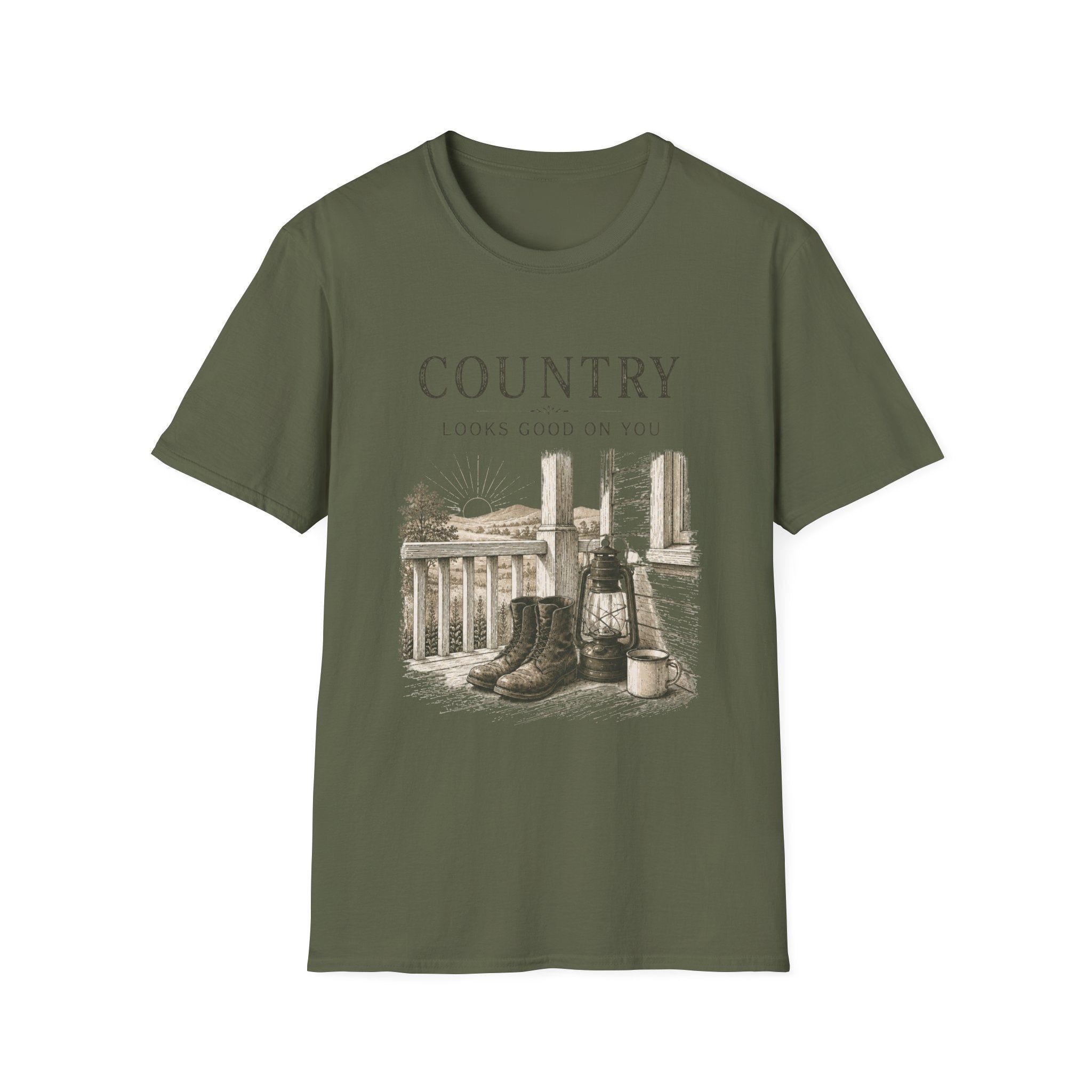 Country Looks Good On You T‑Shirt